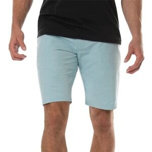 NEW Travis Mathew Switchbacks Golf Shorts Light‎ Blue Size 40 Hybrid Performance